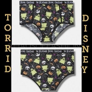 TORRID Oogie Boogie Nightmare Before Christmas Panty! NWT!